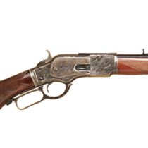 1873 Deluxe Short Rifle 38 WCF, 20" Octagon Barrel