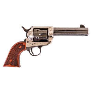 Frontier 4 3/4" Old Silver Frame PW Laser Eng. Ck Grip