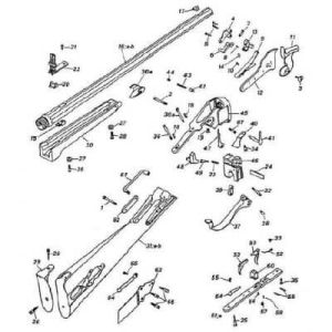 1874 Sharps Rifle From Down Under Parts - Pedersoli