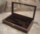 Fine Walnut Wood Display Case - Walker