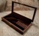 Fine Walnut Wood Display Case - Wyatt Earp Buntline