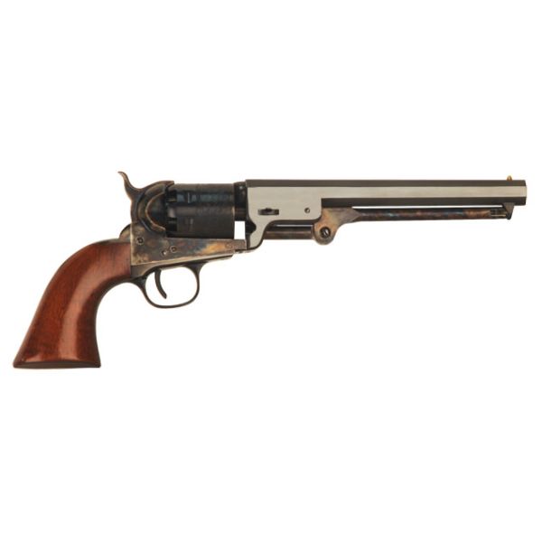 1851 Navy London .36 cal., 7 1/2 in. Case Hardened Steel T/G B/S