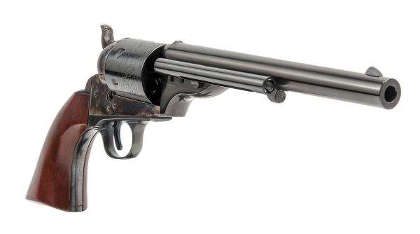 Open Top Army grip .38 Colt and Special, 7 1/2 in. Case Hardened